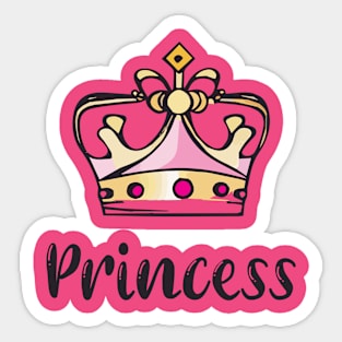 Royal Princess Crown Sticker